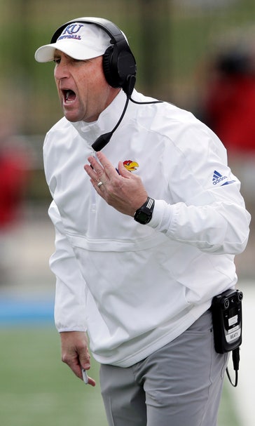 Kansas fires football coach Beaty with year left on contract